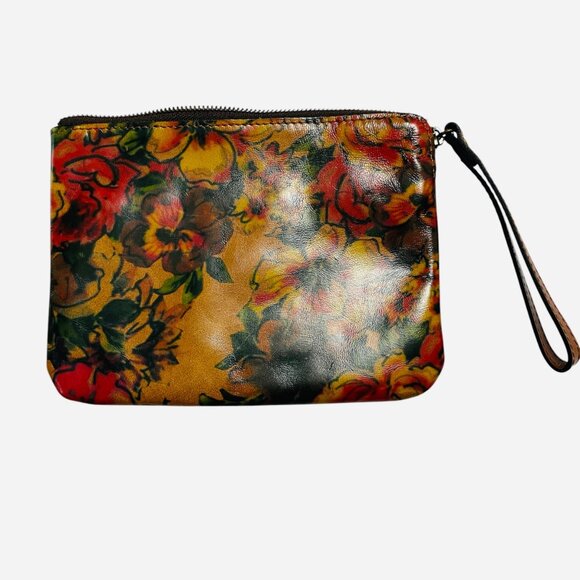 Patricia Nash Handbags - Patricia Nash‎ Leather Multi Color Floral Wristlet Clutch NWOT